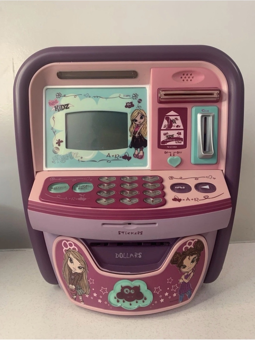 Bratz Kidz RARE Fun Rewards ATM Savings Bank Works NO ACCESSORIES
